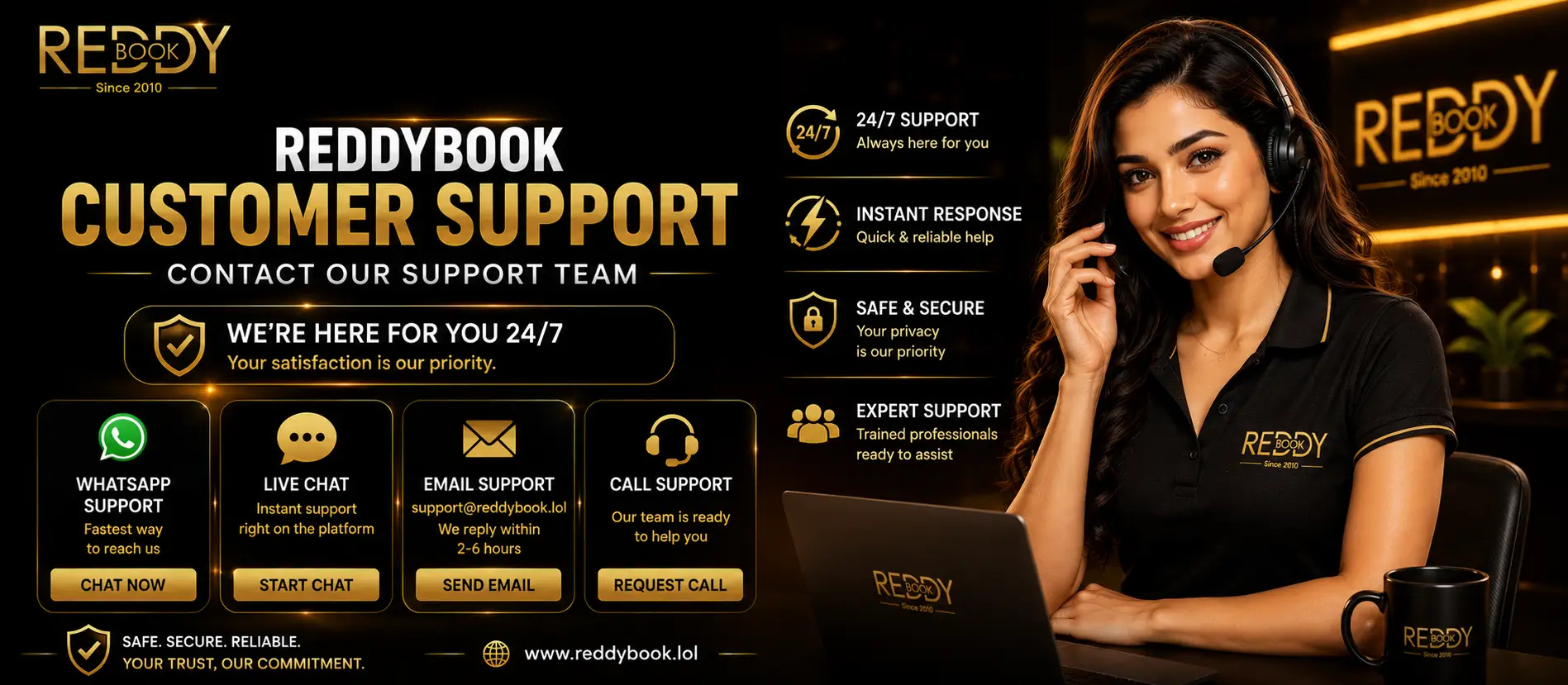 ReddyBook Customer Support – Contact Our Support Team