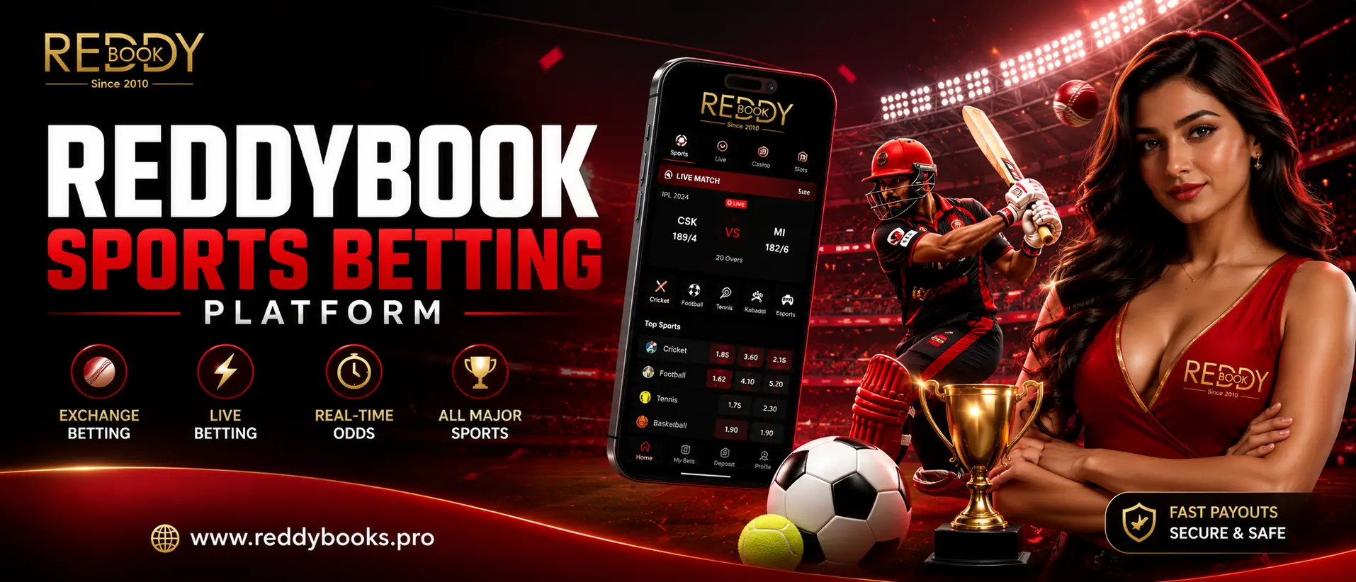 ReddyBook sports betting platform